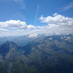 Flugwegposition um 12:49:42: Aufgenommen in der Nähe von Gemeinde Rennweg am Katschberg, 9863, Österreich in 3206 Meter